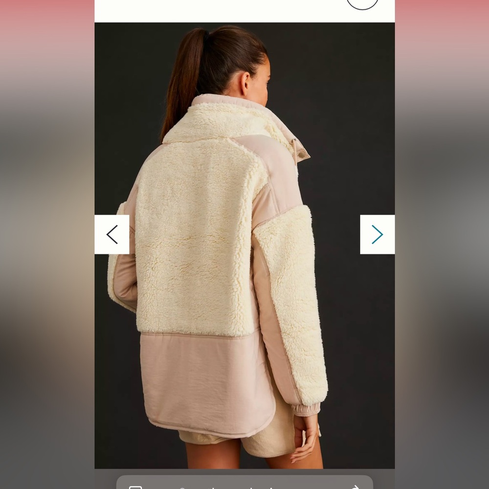 Pullover Sherpa Jacket Daily Practice - image 4